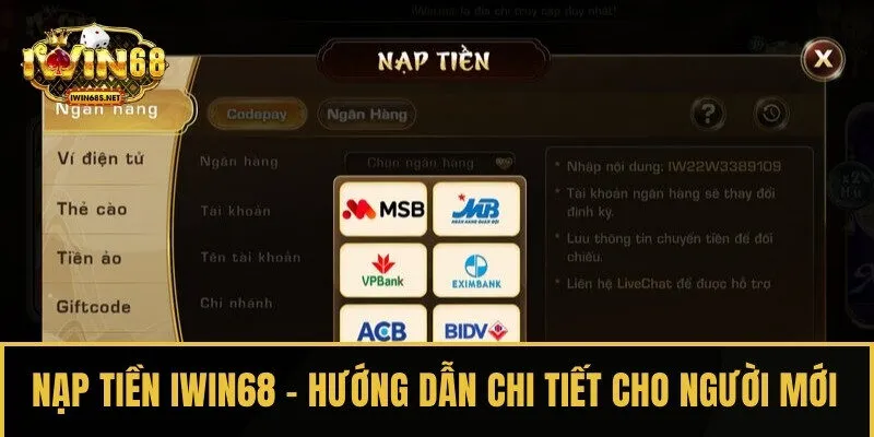 nạp tiền IWIN68