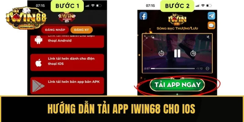 Hướng dẫn cài đặt ứng dụng IWIN68 trên iOS